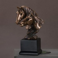 Horse Bust Award. 9.5"h x 5.5"w